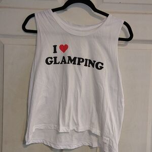 Grayson Threads Women's Size M White Glamping Tank Top